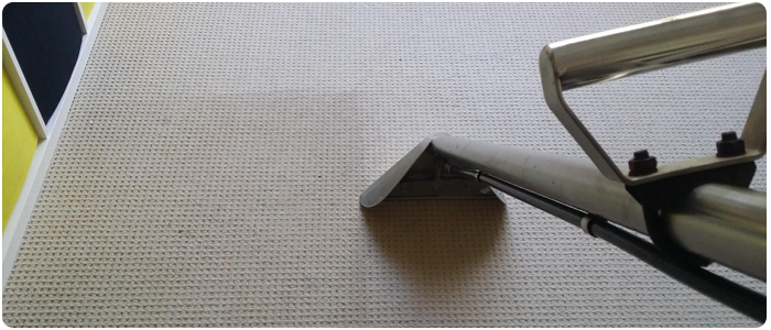 Cleaning The Carpet in The Furniture Area
